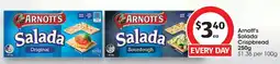 Coles Arnott's Salada Crispbread offer