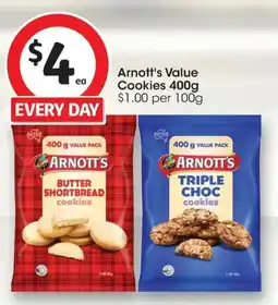 Coles Arnott's Value Cookies offer