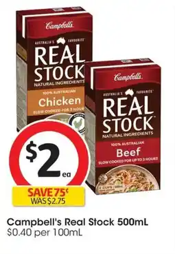 Coles Campbell's Real Stock offer