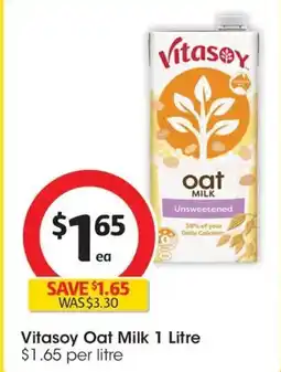 Coles Vitasoy Oat Milk offer