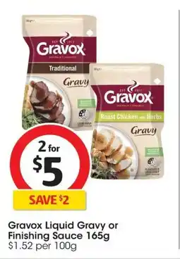 Coles Gravox Liquid Gravy or Finishing Sauce offer