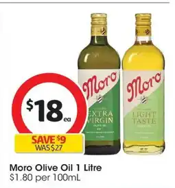 Coles Moro Olive Oil offer