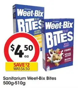 Coles Sanitarium Weet-Bix Bites offer
