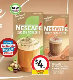 Coles Nescafé Coffee Sachets offer