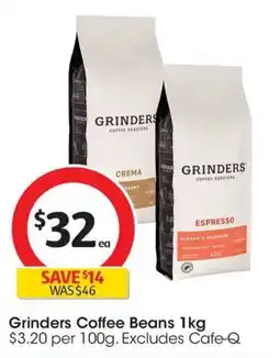 Coles Grinders Coffee Beans offer