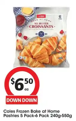 Coles Coles Frozen Bake at Home Pastries offer