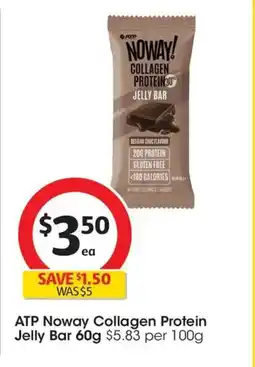 Coles ATP Noway Collagen Protein Jelly Bar offer