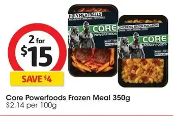 Coles Core Powerfoods Frozen Meal offer