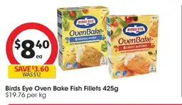 Coles Birds Eye Oven Bake Fish Fillets offer