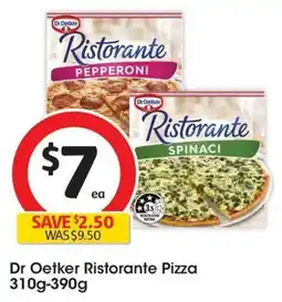 Coles Dr Oetker Ristorante Pizza offer
