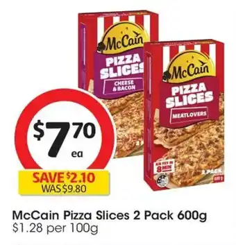Coles McCain Pizza Slices offer