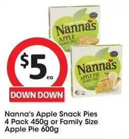 Coles Nanna's Apple Snack Pies offer