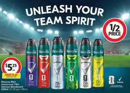 Coles Rexona Men Advanced 72hr Aerosol Deodorant offer