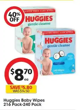 Coles Huggies Baby Wipes offer
