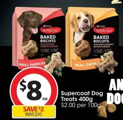 Coles Supercoat Dog Treats offer
