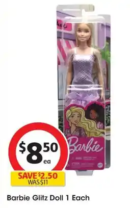 Coles Barbie Glitz Doll offer
