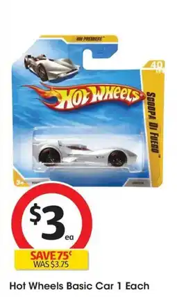Coles Hot Wheels Basic Car offer