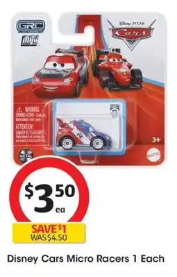 Coles Disney Cars Micro Racers offer