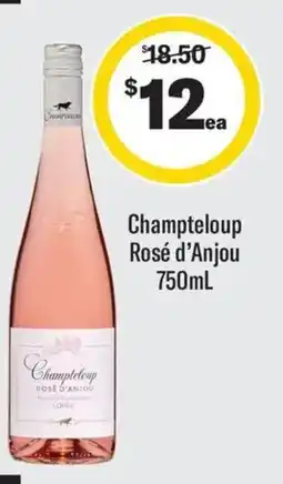Coles Champteloup Rosé d'Anjou offer
