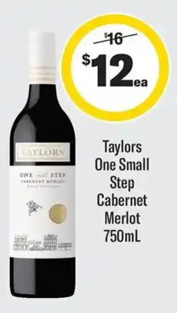 Coles Taylors One Small Step Cabernet Merlot offer