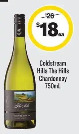 Coles Coldstream Hills The Hills Chardonnay offer