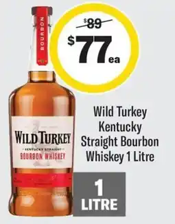 Coles Wild Turkey Kentucky Straight Bourbon Whiskey offer
