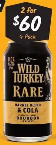 Cellarbrations Wild turkey rare offer
