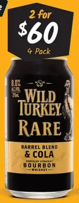 Wild turkey rare