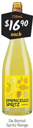 Cellarbrations De Bortoli Spritz offer