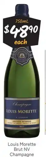 Cellarbrations Louis Morette Brut NV Champagne offer
