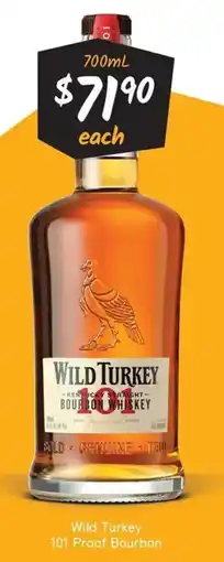 Cellarbrations Wild Turkey 101 Proof Bourbon offer