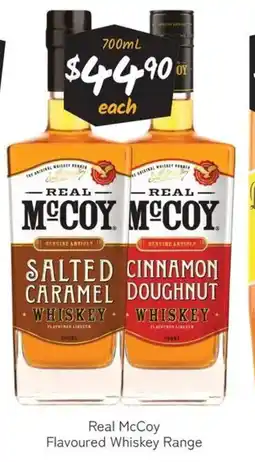 Cellarbrations Real McCoy Flavoured Whiskey offer