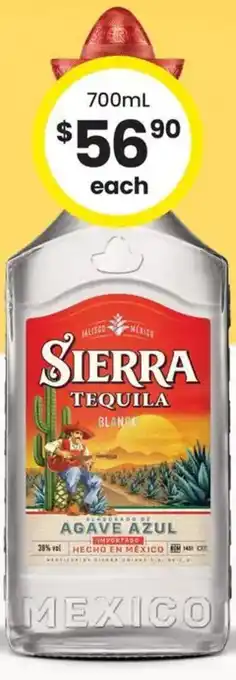 The Bottle O Sierra tequila offer