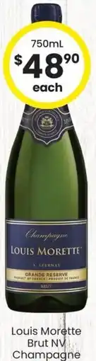 The Bottle O Louis Morette Brut NV Champagne offer