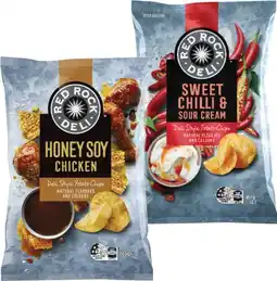 Coles Red Rock Deli Potato Chips-165g offer
