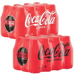 Woolworths Coca-Cola Classic, Zero Sugar or Diet Soft Drink Varieties 12 x 300ml offer