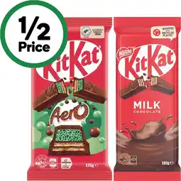 Woolworths Nestlé Chocolate Blocks offer