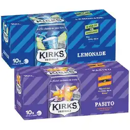 Woolworths Kirks Soft Drink Varieties offer
