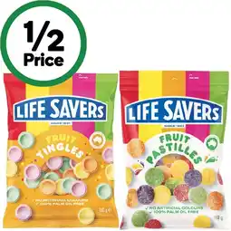 Woolworths Life Savers offer