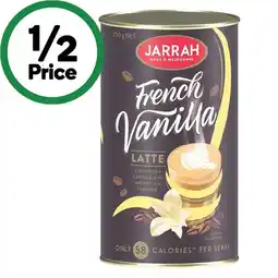 Woolworths Jarrah Coffee Tin 250g or Hot Chocolate Sachets Pk 10 offer