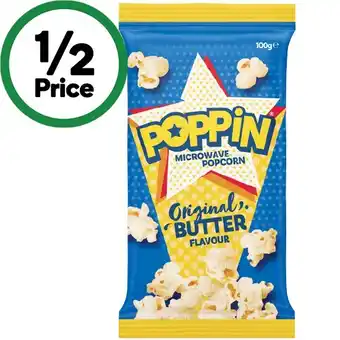 Woolworths Poppin Microwave Popcorn offer