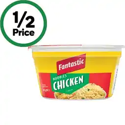 Woolworths Fantastic Noodle Bowl offer