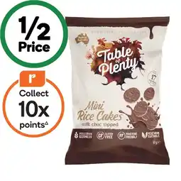 Woolworths Table Of Plenty Mini Rice Cakes – From the Health Food Aisle offer