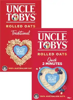 Coles Uncle Tobys Oats offer