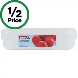 Woolworths Décor Tellfresh Oblong Container offer