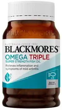 Coles Blackmores Omega Triple Super Strength Capsules offer