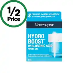 Woolworths Neutrogena Hydro Boost Hyaluronic Acid Water Gel Face Moisturiser offer