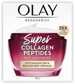 Coles Olay Regenerist Collagen Peptides Moisturiser offer