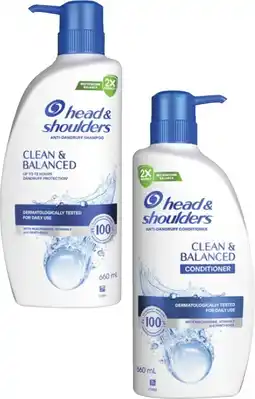 Coles Head & Shoulders Shampoo or Conditioner 660mL offer