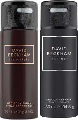 Coles David Beckham Body Spray offer